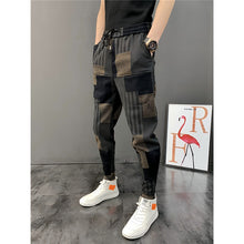 Load image into Gallery viewer, Colored Plaid Casual Stretch Skinny Pants