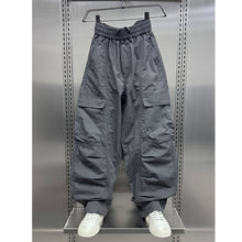 Load image into Gallery viewer, Ice Silk Loose Straight Cargo Trousers