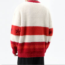 Load image into Gallery viewer, Round Neck Embroidered Dragon Loose Knitted Sweater