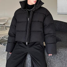 Load image into Gallery viewer, Outline Stand Collar Warm Bread Cotton Coat