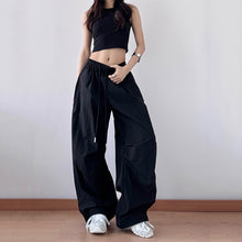 Load image into Gallery viewer, Retro Pleated Straight Wide-leg Pants