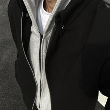 Load image into Gallery viewer, Padded Shoulder Cropped Bomber Jacket