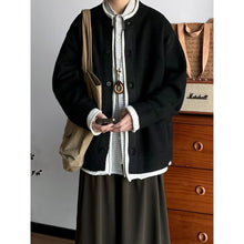 Load image into Gallery viewer, Japanese Faux Two-piece Loose Casual Knit Cardigan