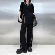 Load image into Gallery viewer, Beaded Black Casual Suit