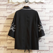 Load image into Gallery viewer, Crane Embroidered Short-sleeved Top