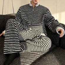 Load image into Gallery viewer, Striped Loose Casual Two-piece Suit