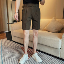 Load image into Gallery viewer, Summer Solid Color Casual Slim Fit Shorts