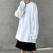 Load image into Gallery viewer, Solid Color Cotton Round Neck T-Shirt