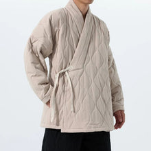 Load image into Gallery viewer, Cross-collar Loose Quilted Coat