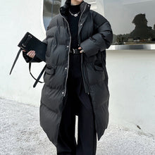 Load image into Gallery viewer, Winter Stand Collar Scarf Warm Cotton Coat