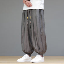 Load image into Gallery viewer, Breathable Loose-Fit Ice Silk Wide-Leg Pants