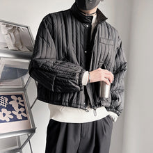 Load image into Gallery viewer, Stand Collar Thin Loose Cotton Jacket