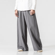 Load image into Gallery viewer, Linen Casual Loose Sports Wide-leg Pants