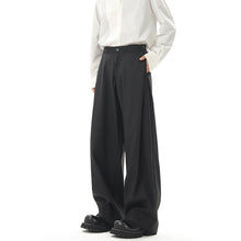 Load image into Gallery viewer, Straight Wide-leg Draped Trousers