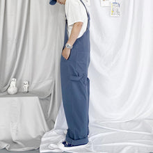 Load image into Gallery viewer, Solid Color Simple Straight Leg Overalls