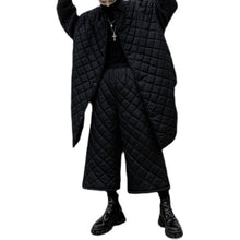 Load image into Gallery viewer, Argyle Pattern Cotton Cropped Pants