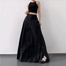 Load image into Gallery viewer, Women's High-Waisted Slit Skirt