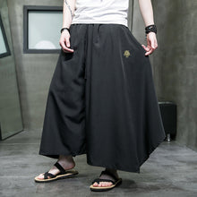 Load image into Gallery viewer, Ice Silk Wide-leg Irregular Culottes
