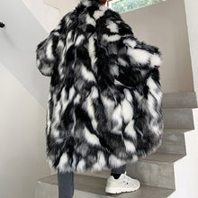 Load image into Gallery viewer, Winter Faux Fur Mid-length Coat
