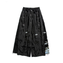 Load image into Gallery viewer, Cotton and Linen Loose Embroidered Wide-leg Pants