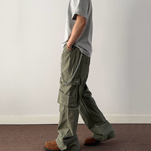 Load image into Gallery viewer, American Vintage Flared Multi-pocket Overalls