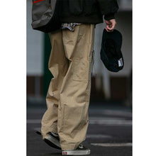 Load image into Gallery viewer, Retro Loose Straight Drawstring Pants