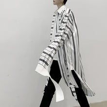 Load image into Gallery viewer, Striped Long-sleeved Casual Shirt