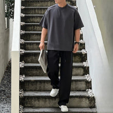 Load image into Gallery viewer, Crew Neck Loose Fit Solid Color T-shirt