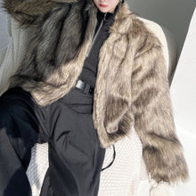 Load image into Gallery viewer, Winter Short Faux Fur Jacket