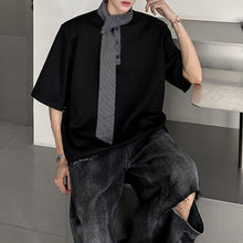 Load image into Gallery viewer, Shoulder Pad Stitching Bow Tie Polo Shirt