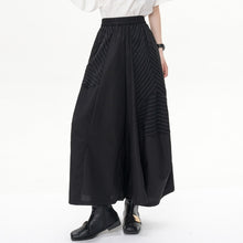 Load image into Gallery viewer, Women's Wide-Leg Pants with Asymmetric Elastic Waist