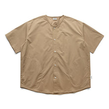 Load image into Gallery viewer, Collarless Vintage Short-sleeved Shirt
