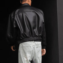 Load image into Gallery viewer, Vintage Padded Leather Short Jacket