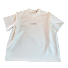 Load image into Gallery viewer, Letter Print Shoulder Pads Short Sleeve T-Shirt