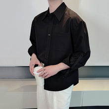 Load image into Gallery viewer, Casual Solid Color Loose Long Sleeve Shirt