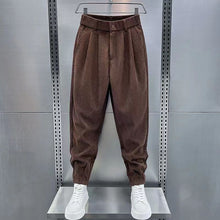 Load image into Gallery viewer, Casual Cuffed Corduroy Harem Pants