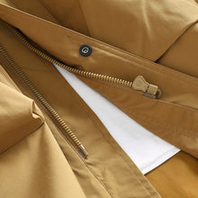 Load image into Gallery viewer, Retro Mid-length Hooded Casual Windbreaker Jacket