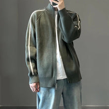 Load image into Gallery viewer, Stand Collar Loose Knit Cardigan