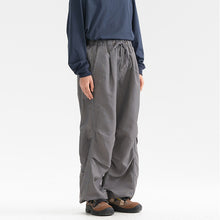 Load image into Gallery viewer, Pleated Quick-drying Reflective Strip Loose Drawstring Pants