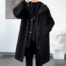 Load image into Gallery viewer, Fake Two Piece Hooded Windbreaker Jacket