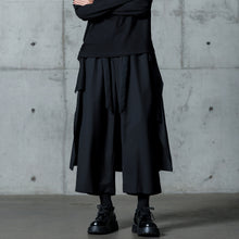 Load image into Gallery viewer, Wide Leg Draped Tie-Strap Culottes