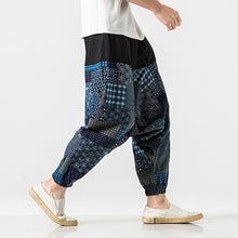 Load image into Gallery viewer, Japanese Cotton and Linen Casual Harem Lantern Crotch Pants