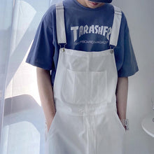 Load image into Gallery viewer, Solid Color Simple Straight Leg Overalls
