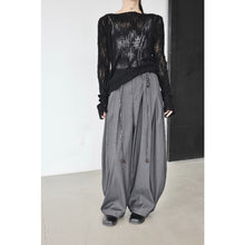 Load image into Gallery viewer, Women's Pleated High-waist Wide-leg Pants