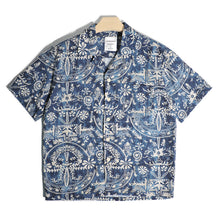 Load image into Gallery viewer, Cuban Collar Floral Beach Casual Short-sleeved Shirt