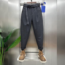 Load image into Gallery viewer, Autumn and Winter Thick Straight Harem Pants