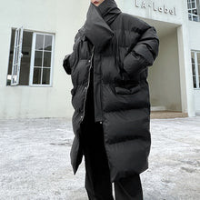 Load image into Gallery viewer, Winter Stand Collar Scarf Warm Cotton Coat