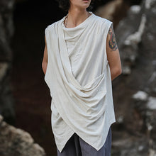 Load image into Gallery viewer, Summer Cotton Linen Sleeveless Vest