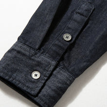 Load image into Gallery viewer, Loose Fit Casual Collar Long Sleeve Denim Shirt Jacket