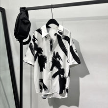 Load image into Gallery viewer, Graffiti Print Loose Casual Shirt